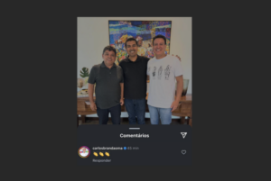 Brandão aplaude Jerry e Camarão