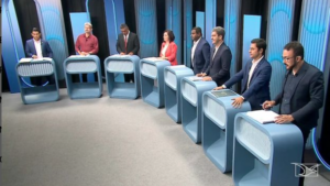 Debate/TV Mirante reforça postura ‘curiosa’ de Braide contra Duarte Jr. e Wellington