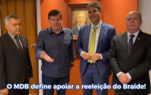 Confirmado! MDB mantém apoio ao governo Braide em São Luís