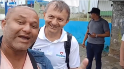 Assista! Bilionário Ilson Mateus é flagrado em ponto de ônibus em São Luís