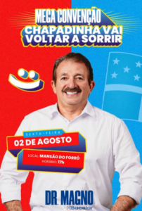 Após desistir da disputa em Chapadinha, Magno Bacelar recua e anuncia convenção
