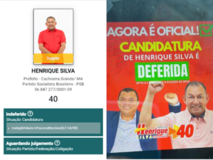 O SONHO ACABOU: Henrique Silva oficialmente fora das eleições municipais de Cachoeira Grande