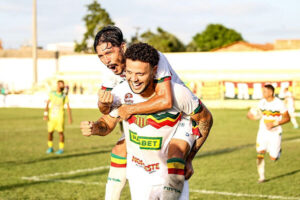Sampaio goleia o Cordino com hat-trick do atacante Bruno Baio