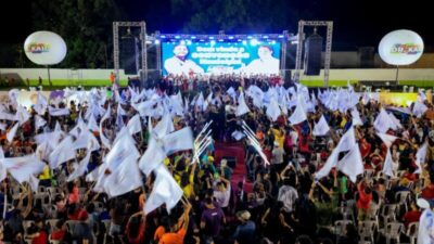 Ao lado de Luciano Genésio, Dr. Kaio reúne multidão em convenção partidária em Pinheiro, no Maranhão