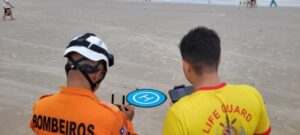 Corpo de Bombeiros recebe drones para reforço da operação Praia Segura