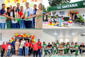 Calvet Filho entrega escola em comunidade Quilombola de Rosário