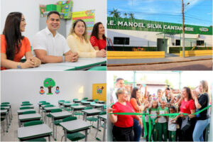 Prefeito Calvet Filho entrega escola no bairro Argentina em Rosário
