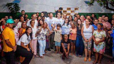 Deputado Fernando Braide participa de reunião com a pré-candidata a vereadora Lorena Ricci, no Turu