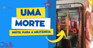 Motorista assassinado não será usado como bandeira política