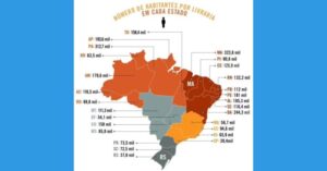 MA é o estado com menor número de livrarias por habitantes