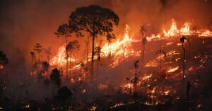 Queimadas na Amazônia disparam 286% em fevereiro
