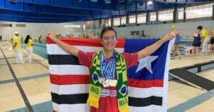 Maranhense defenderá o Brasil em natação paralímpica