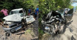 Colisão frontal deixa um morto e um ferido em rodovia estadual