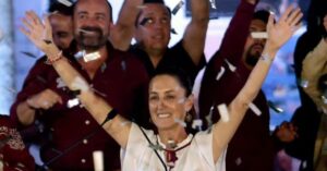 México elege Claudia Sheinbaum 1ª presidente mulher do país