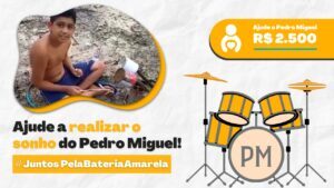 Xeque-Mate faz Vakinha para presentear criança autista com uma bateria amarela