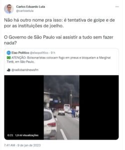 Deputado Carlos Lula alerta para tentativa de golpe e escalada de manifestações