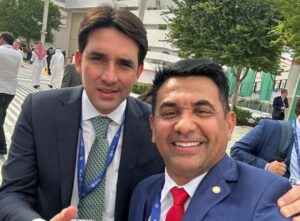 COP28: Wellington se reúne com o Ministro de Portos e Aeroportos e solicita mais voos partindo do MA