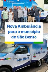 Veja Agora: Prefeito Dino Penha garante nova ambulância para São Bento Prefeito Dino Penha garante nova ambulância para São Bento