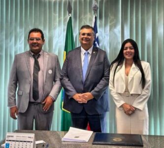 Raimundinho prestigia Flávio Dino nos últimos dias como Senador em agradecimento pelo que ele fez por Presidente Dutra