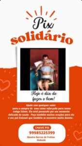 Pix Solidário: Ajude o Edson!