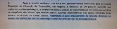 Vereador que está sendo investigado pela Polícia Civil do Piauí é desmascarado pelo MEC que arquivou suas denúncias contra Prefeitura de Tuntum