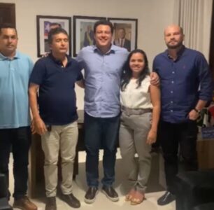 Vice-governador Felipe Camarão recebe prefeito Zezão e confirma parceria com Governador Luiz Rocha