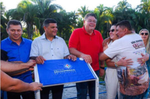 Tratorzão entrega importantes obras no povoado Angelim em São Domingos do MA