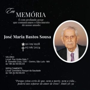 Morre o ex-prefeito de Monção Zé Bastos