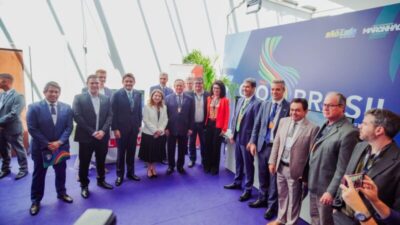 Ao lado de Brandão, presidente Iracema Vale participa de reunião do Grupo de Trabalho de Economia Digital do G20