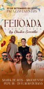 VEM AÍ! 9ª EDIÇÃO DA GRANDE FEIJOADA BENEFICENTE BY CLÁUDIO