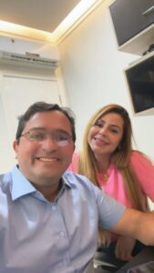 Esposa do deputado Júnior Lourenço diz que houve apenas um desentendimento, mas sem agressão