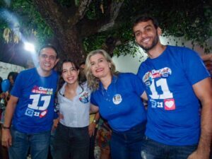 Inauguração do Comitê de Cynthia Lucena contou com a presença de Fábio Gentil, Gentil Neto e de Amanda Gentil…