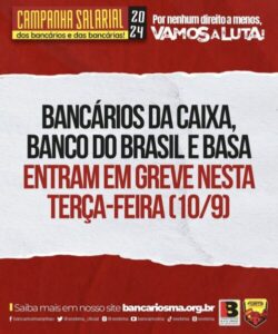 Greve geral dos bancários da Caixa, BB e BASA começa amanhã (10)