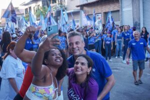 Alegria e carisma marcam caminhada de Neto e Thay Evangelista e registram preferência do eleitorado do São Francisco