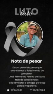 Morre em São Luís o jornalista Sousinha; laudo do IML confirma aneurisma no intestino como causa-mortis