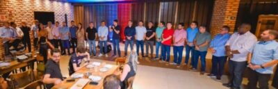 Fernando Pessoa e Raimundinho Audiolar participam de jantar de confraternização oferecido pelo Ministro Juscelino Filho