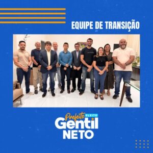 Rumo ao trabalho!!! Gentil Neto e sua equipe darão início ao trabalho de transição em Caxias