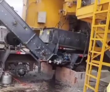 IMAGENS FORTES: trabalhador morre dilacerado em máquina de triturar asfalto em Santa Luzia