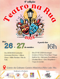 Teatro na rua 2024: arte e cultura no coração de São Luís