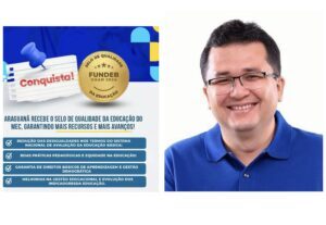 Araguanã: Prefeito Flávio Amorim conquista selo de qualidade na educação