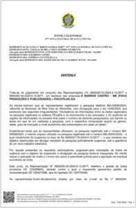 Pesquisa eleitoral falsa de Bela Vista do Maranhão é suspensa pela Justiça Eleitoral
