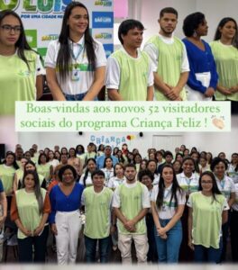 São Luís recebe 52 novos visitadores sociais para fortalecer o Programa Primeira Infância no SUAS/Criança Feliz