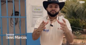 Peritoró: O vereador Jeiel Marcos Entrega um poço na rua da palha juntamente com o prefeito Dr. Junior