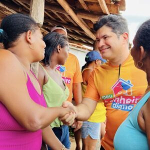 Geraldo Júnior cumpre mais uma etapa do projeto meu banheiro digno