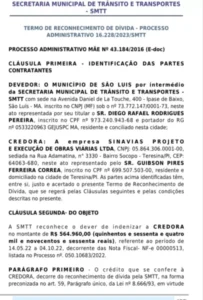 SMTT de Braide admite dívida de mais de meio milhão com Sinavias