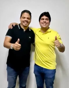 Prefeito Luciano e Ministro dos Esportes André Fufuca discutem propostas de desenvolvimento para Pinheiro, no campo dos Esportes