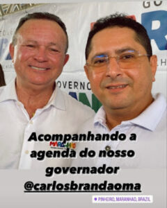 Senilson acompanha governador Carlos Brandão em agenda na cidade de Pinheiro