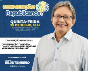 Vereador Dr. Gutemberg Araújo anuncia candidatura à reeleição em Convenção Partidária