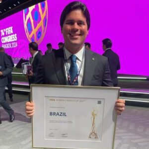 “Missão dada, missão cumprida”, diz ministro Fufuca sobre Copa do Mundo feminina no Brasil