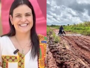 Luanna Rezende deixa população no lamaçal em Vitorino Freire